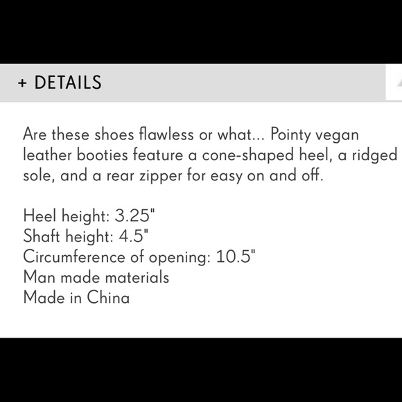 NWT My Delicious Black Faux Leather Pointy Toe Zipper Booties Size 10 - Picture 11 of 11